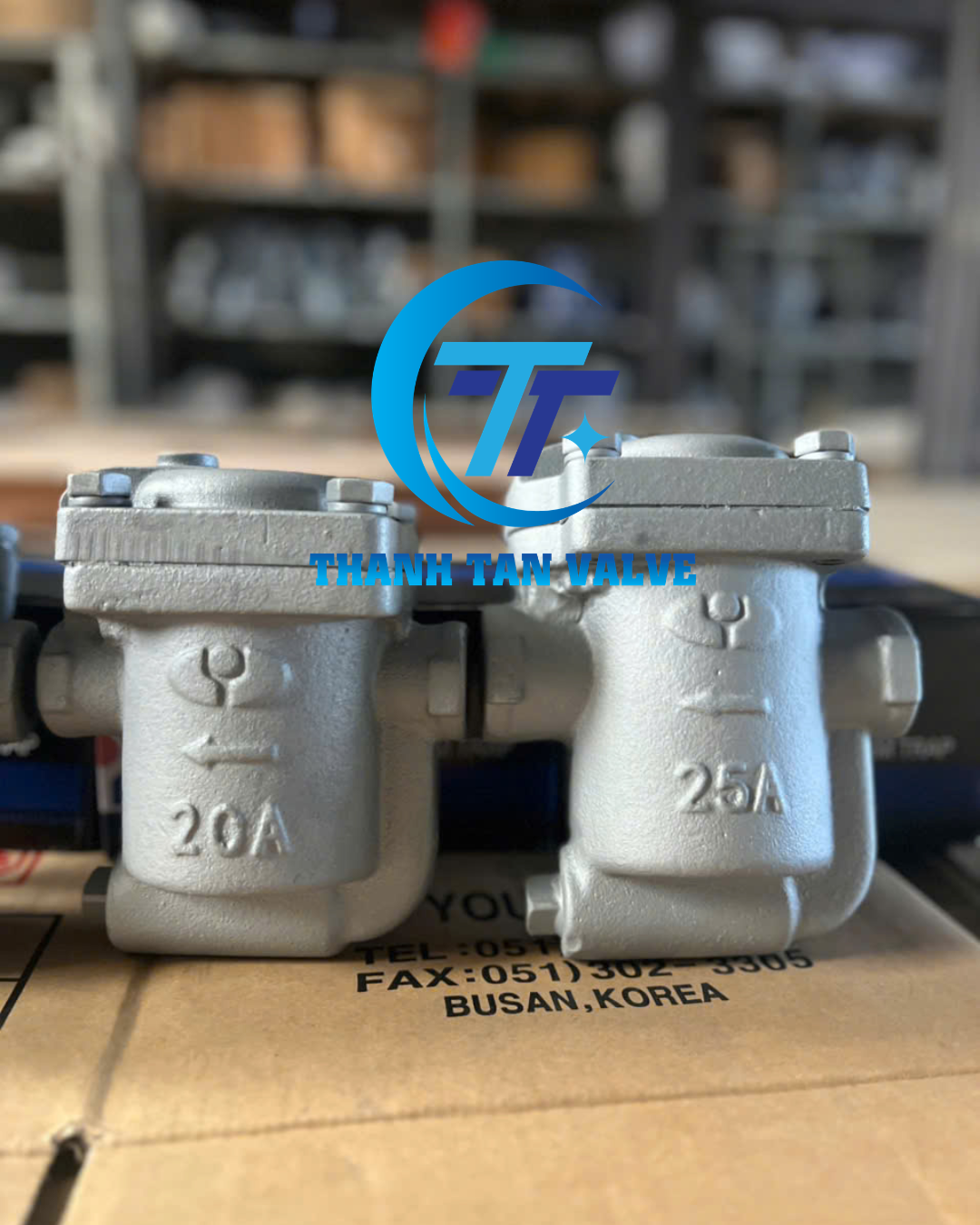 Bẫy hơi DN20 DN25 bằng gang Yooyoun Hàn Quốc