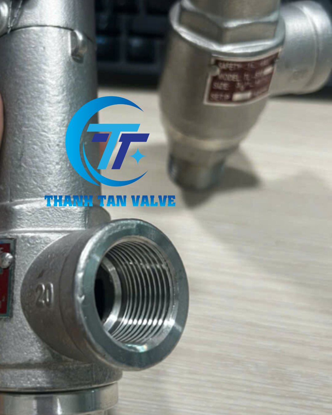 Van an toàn inox DN20 - 3/4 inch nối ren