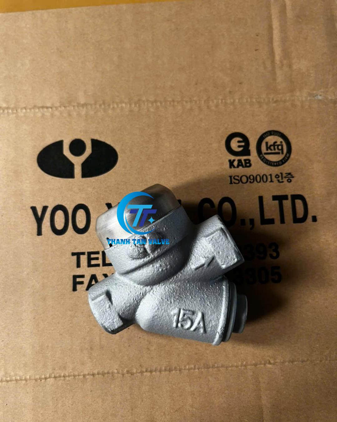 Bẫy hơi đồng tiền DN15 ~ 1/2 inch bằng gang nối ren