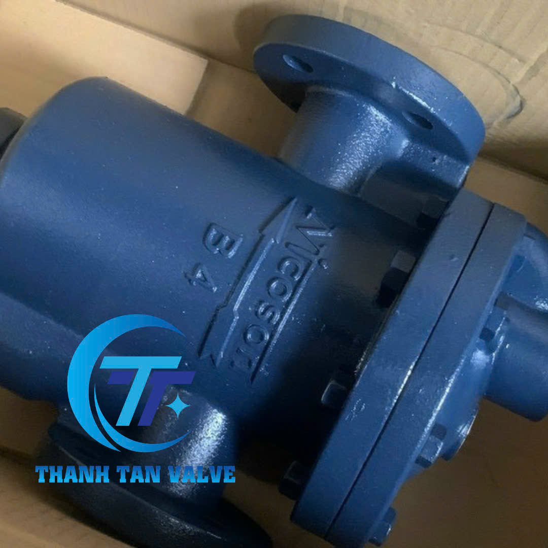 Bẫy hơi nối bích Jis10K B4F Nicoson