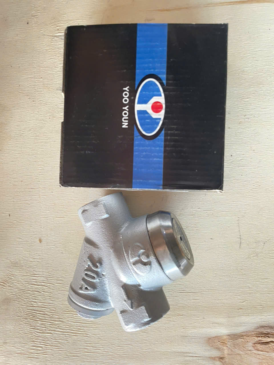 Bẫy hơi đồng tiền ren gang Hàn Quốc DN20