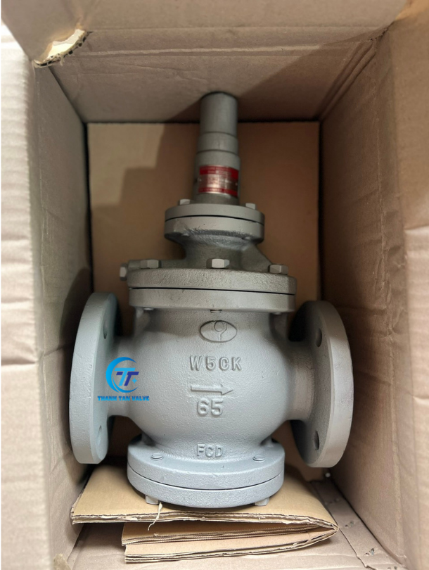 Van giảm áp Hàn Quốc nối bích JIS10K DN65 phi 76